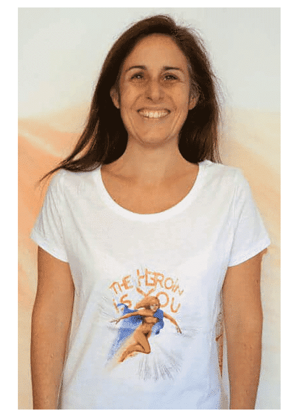 t-shirt femme The Heroin is You blanc - Kaya Team Universe